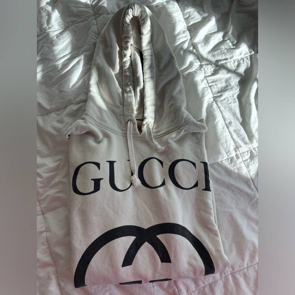 Authentic HOODED SWEATSHIRT WITH INTERLOCKING G